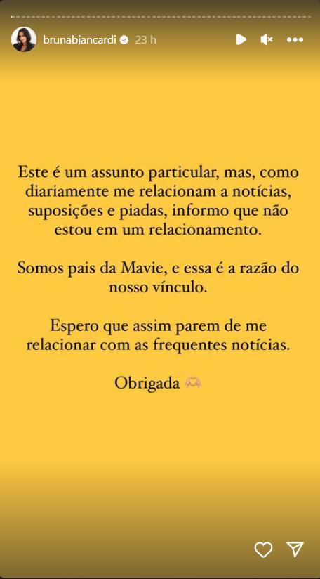 La ex de Neymar se descargó en las redes - Crédito: @Brunabiancardi