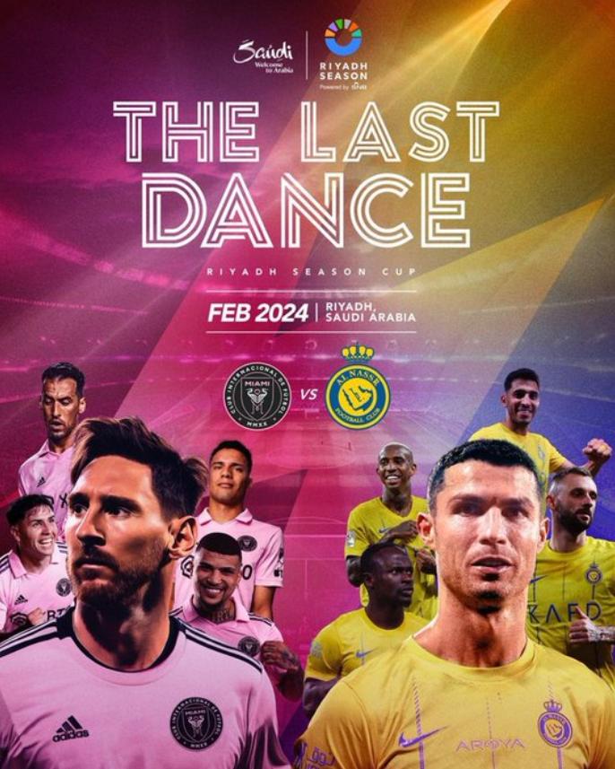 Lionel Messi se volverá a enfrentar con Cristiano Ronaldo - Crédito: @Riyadh Season Cup