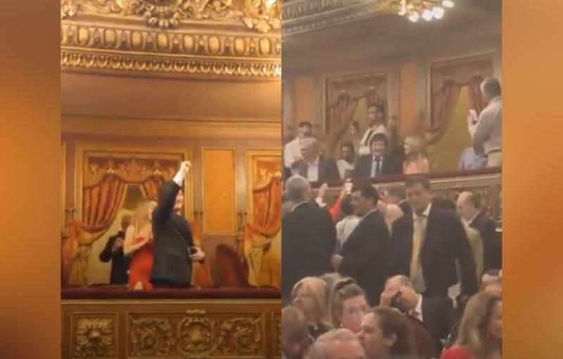 Redes sociales - Javier Milei fue abucheado en Buenos Aires