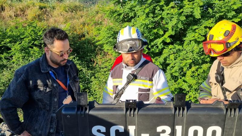 Fiscalía en el sitio del suceso - Río Tinguiririca