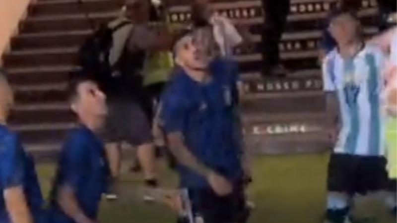 Ángel Di María escupió a hinchas brasileños tras el triunfo en el Maracaná.