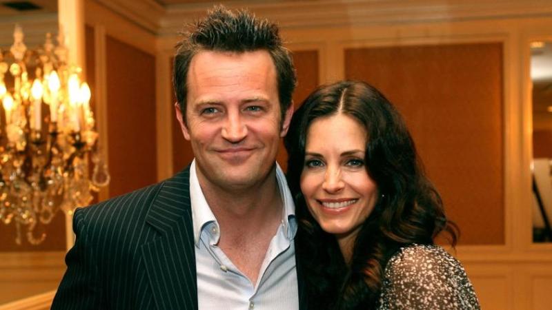 AFP - Courteney Cox envió sentido mensaje a Matthew Perry