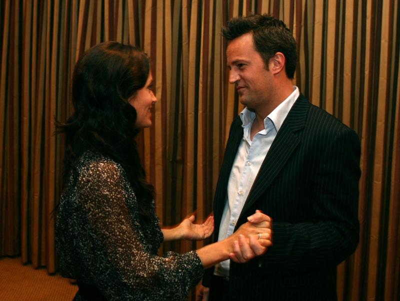AFP - Courteney Cox envió sentido mensaje a Matthew Perry