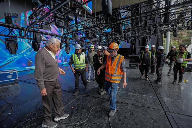 ´Teletón 2023, Mario Kreutzberger en las instalaciones de la Quinta Vergara para el cierre de la Teletón.