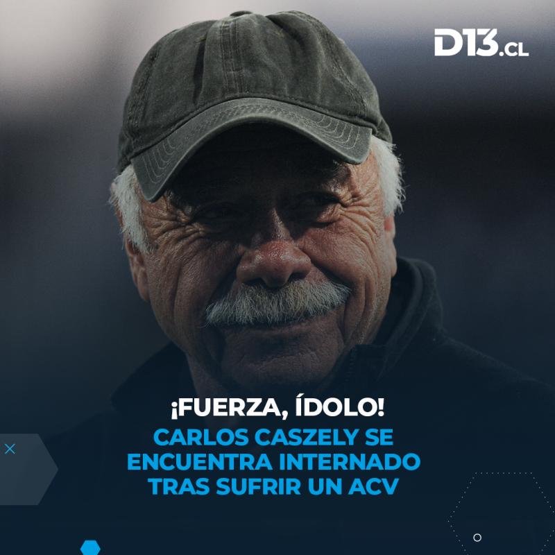 Carlos Caszely fue internado tras un ACV.