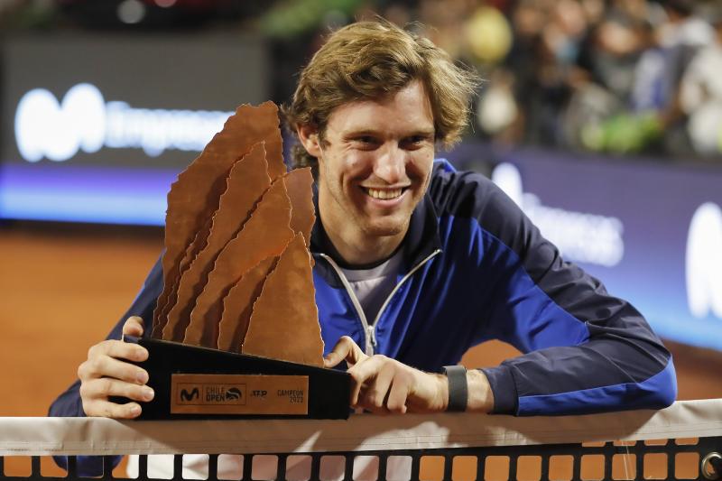Nicolás Jarry fue el mejor de los tenistas chilenos en este 203 / PHOTOSPORT