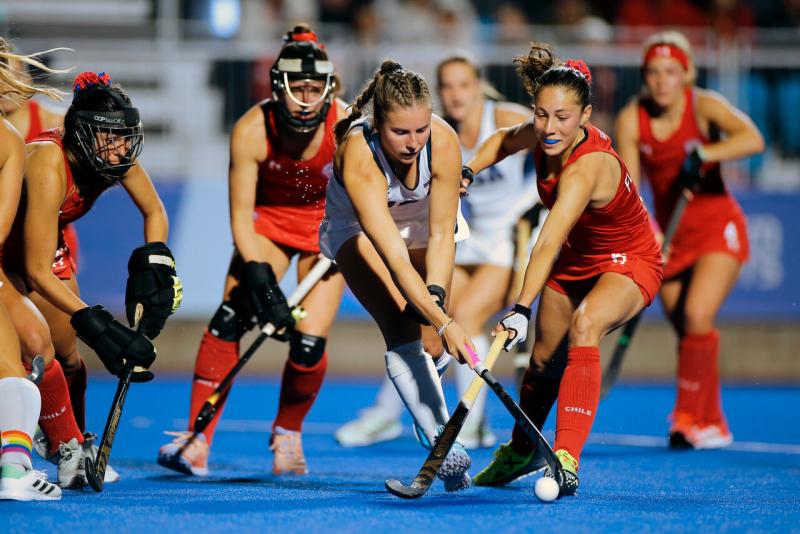 Las Diablas pueden conseguir la medalla de bronce en Santiago 2023. Imagen: Photosport.