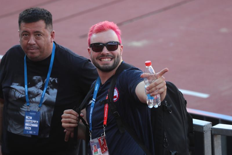 Lucas Nervi alzó la voz por la polémica en el atletismo de Santiago 2023 - Crédito: Photosport