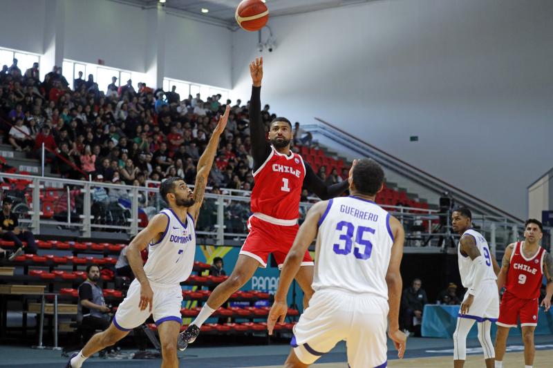 La Roja finalizó quinta en el básquet masculino de Santiago 2023 - Crédito: Photosport
