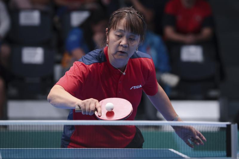 Tania Zeng consiguió una medalla de bronce en Santiago 2023 / Photosport