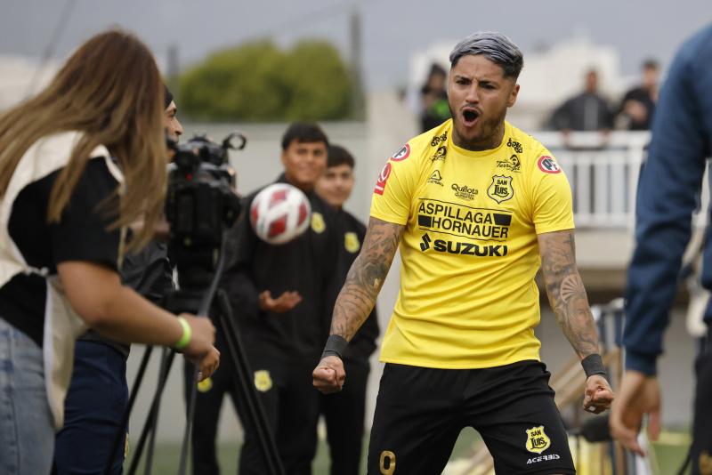 Juan Carlos Gaete anotó la igualdad ante Deportes Antofagasta por la liguilla de ascenso. (Photosport)