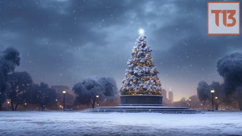 Santiago bajo la nieve - Midjourney