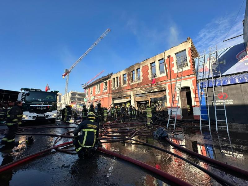 Incendio en Recoleta (la Vega)