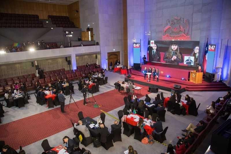 Cedida a T13 - Torneo escolar en Valparaíso