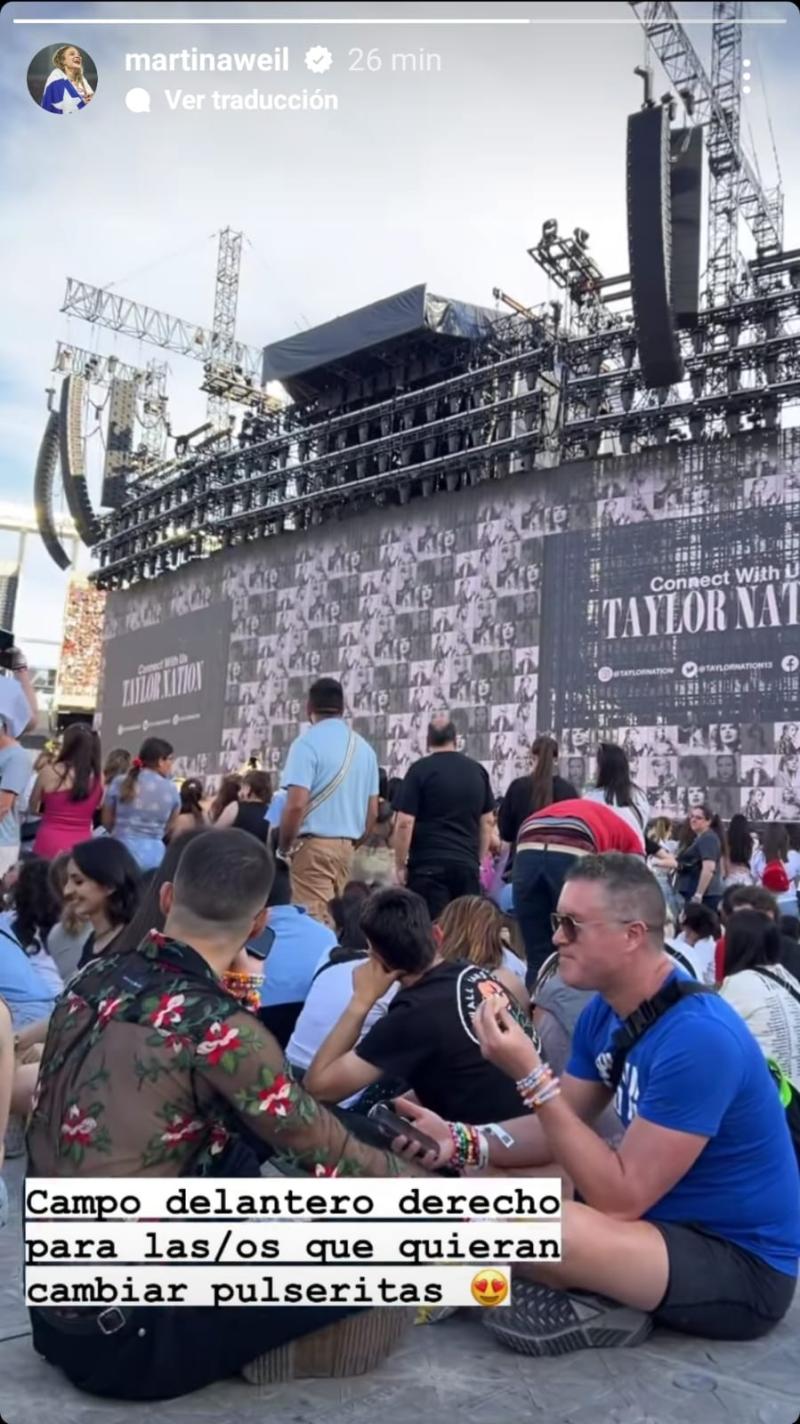 Instagram - Pulseras en el concierto de Taylor Swift.