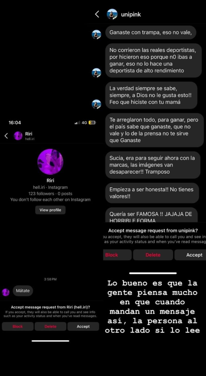 Martina Weil ha acusado hostigamiento a través de redes sociales. / Foto: Instagram
