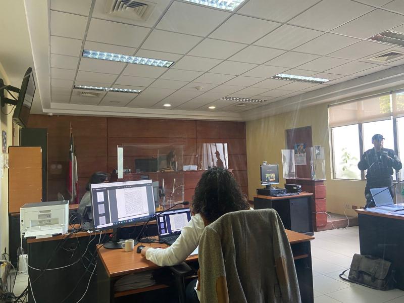 Formalización de adolescentes tras agresión a carabinero