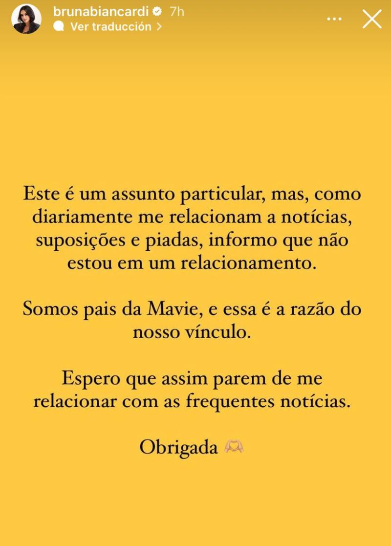 La ex pareja de Neymar vía Instagram