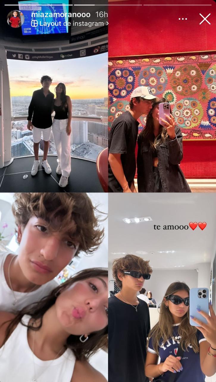Instagram - Mia Pascal y su hermano Iván Zamorano