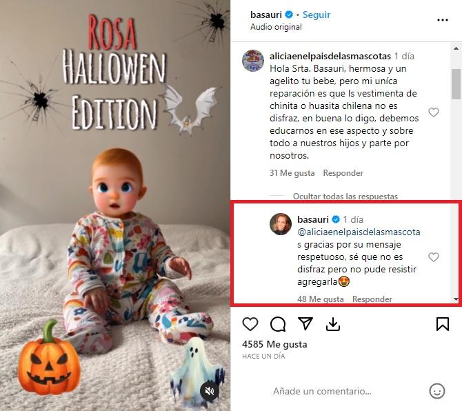 Instagram (@basauri) - Rosa, hija de Begoña Basauri