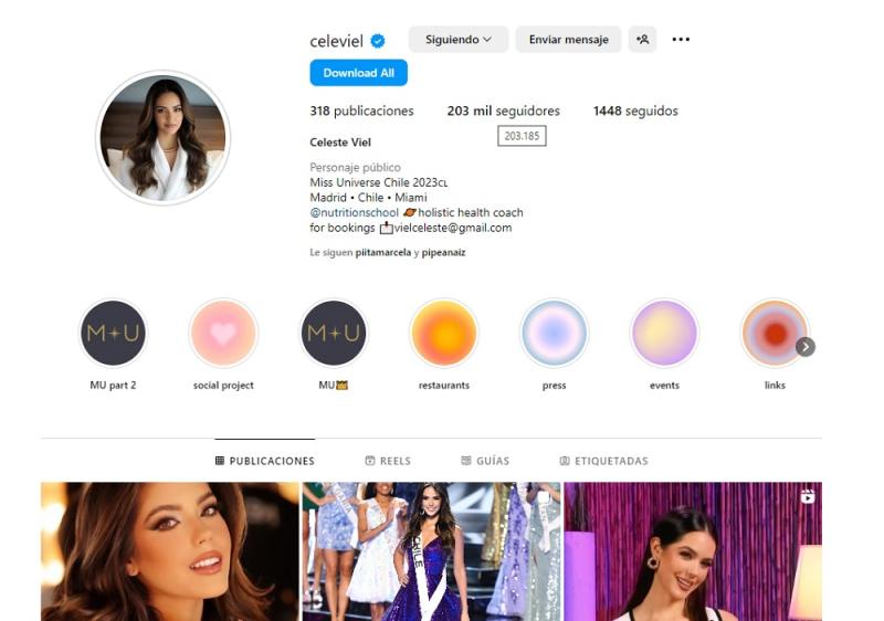 Instagram - Celeste Viel