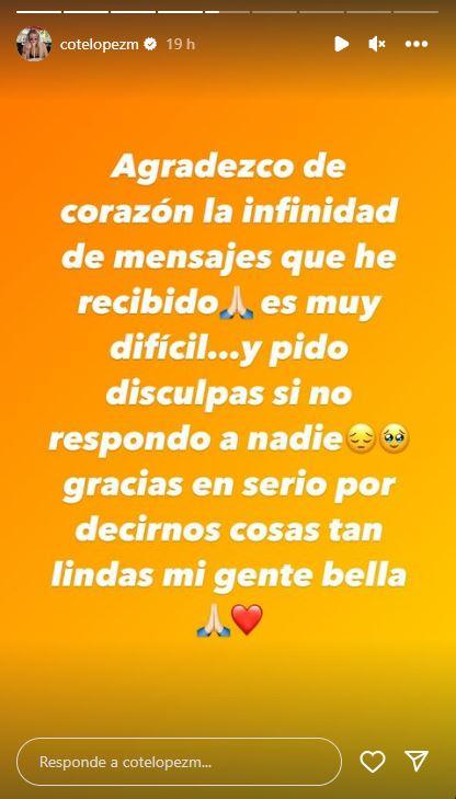 Coté López rompe el silencio tras su quiebre con Luis Jiménez: "Es muy difícil"