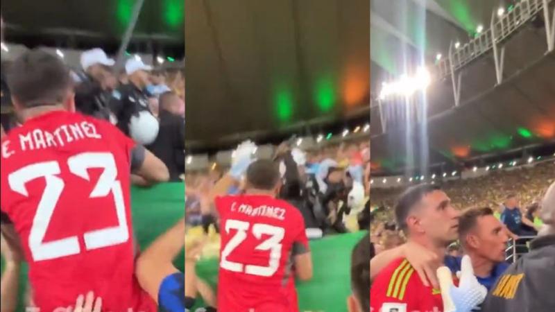 Captura - Dibu Martínez protagonizó una de las grandes polémicas de Conmebol