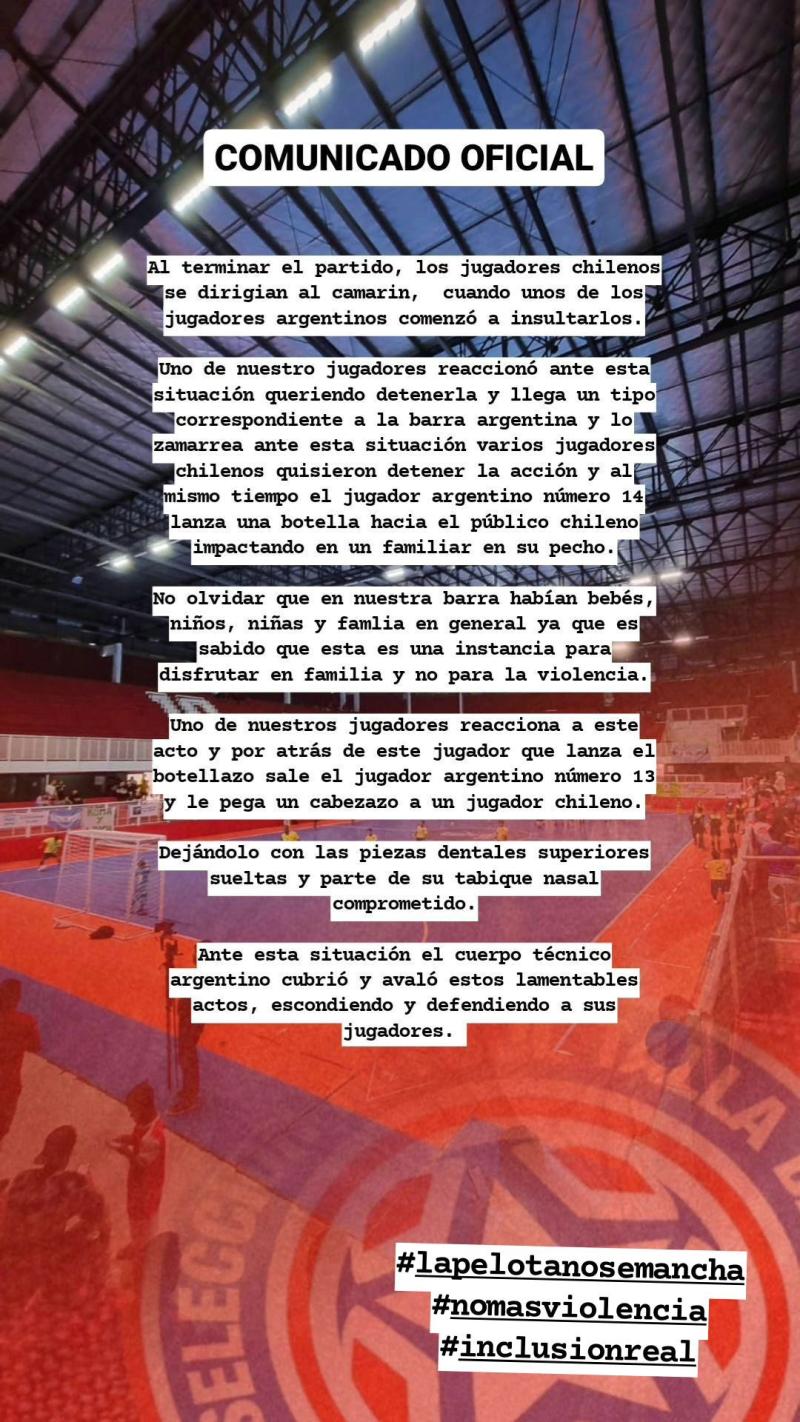 La Roja de Talla Baja denunció agresión en el Mundial - Crédito: @seleccionchilenatallabaja