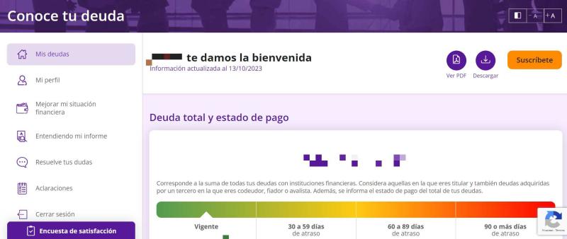 Informe de deuda CMF