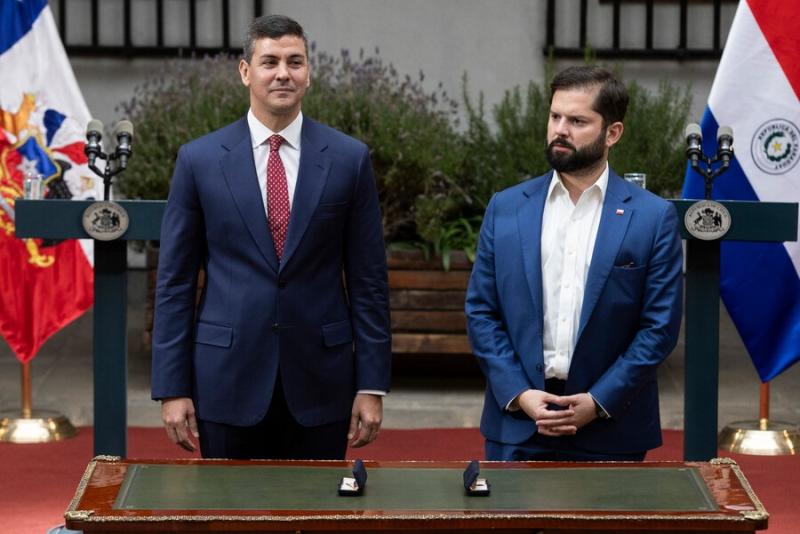 Agencia Uno - Presidente Peña y Presidente Boric