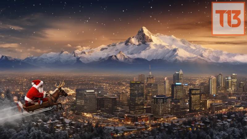 Santiago bajo la nieve - Midjourney