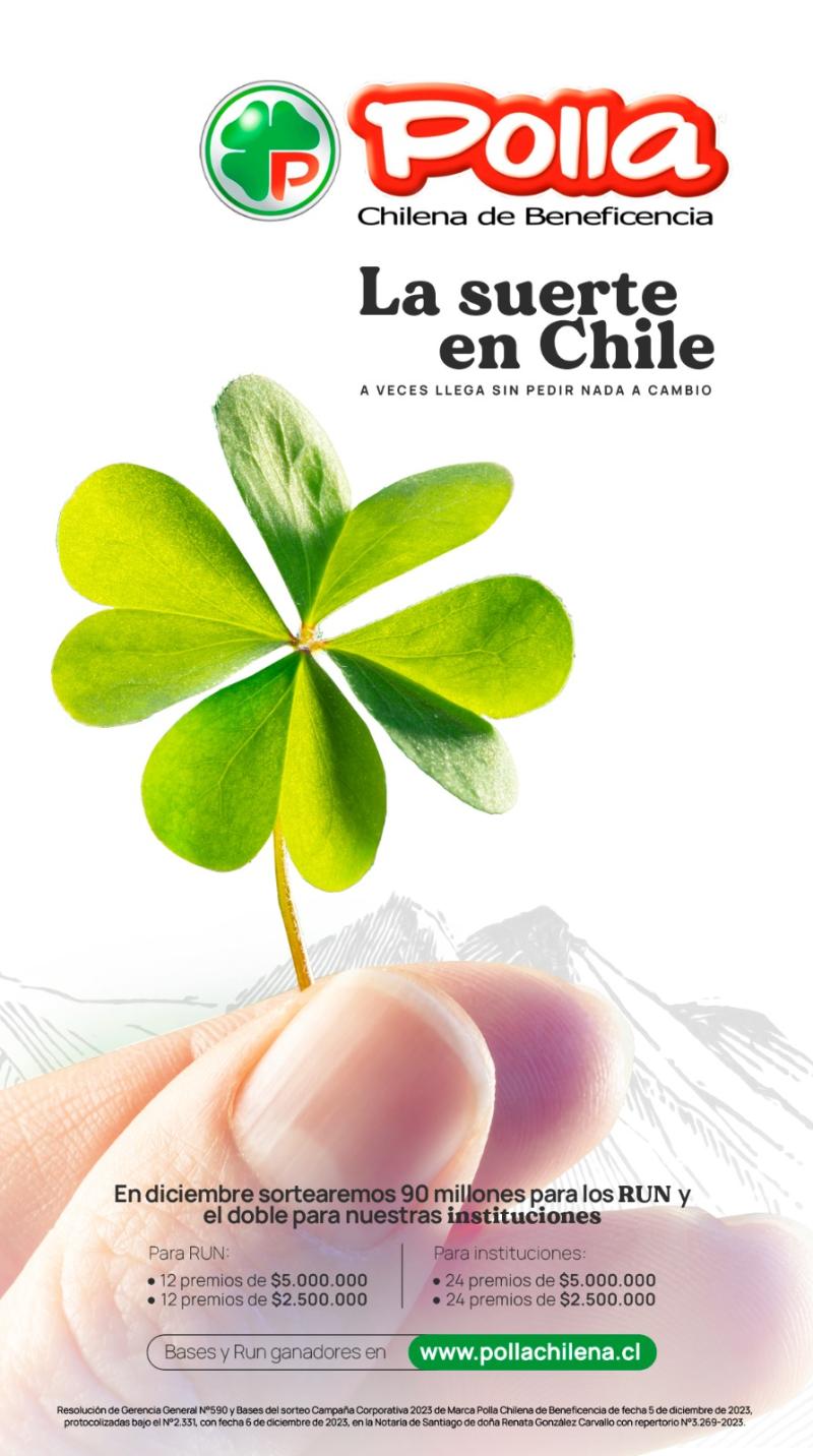 La Polla Chilena de Beneficencia ya publicó a los primeros ganadores, pero aún quedan posibilidades de ser uno de los afortunados del sorteo de “La Suerte en Chile”.