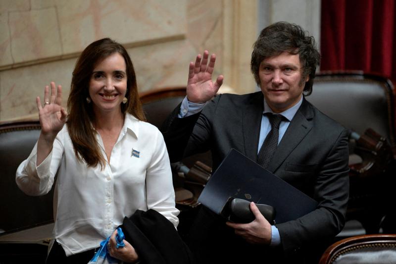 AFP - Javier Milei y Victoria Villarruel