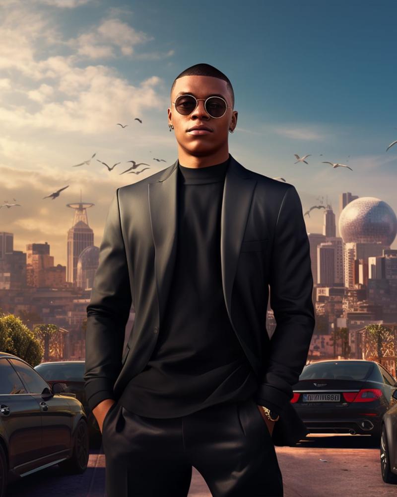 Kylian Mbappé como personaje de GTA