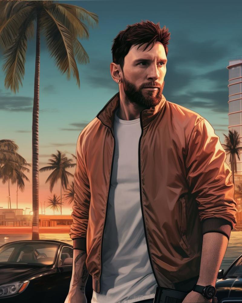 Lionel Messi como personaje de GTA
