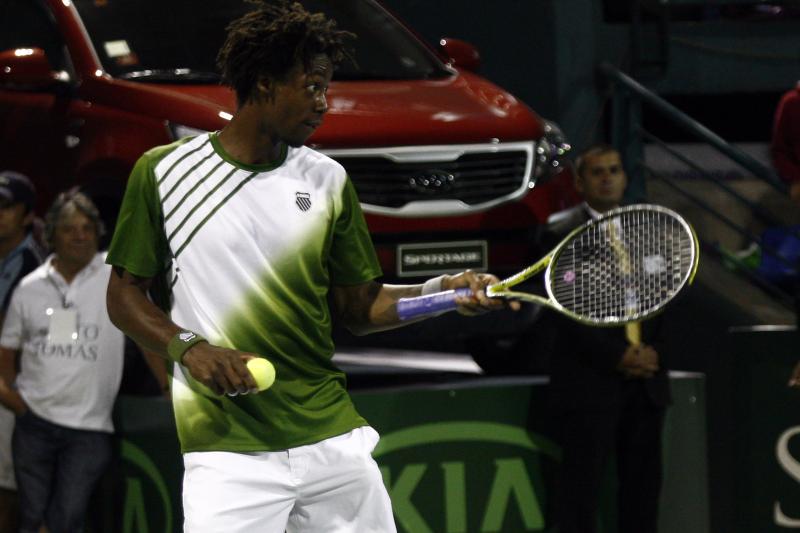 Gael Monfils podría entregarle una lamentable noticia a los fanáticos del tenis mundial. Imagen: Agencia Uno.