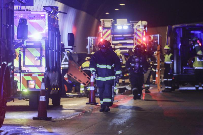 Agencia Uno/Referencial - Accidente en Estación Central deja a una persona fallecida y cinco heridos de gravedad.