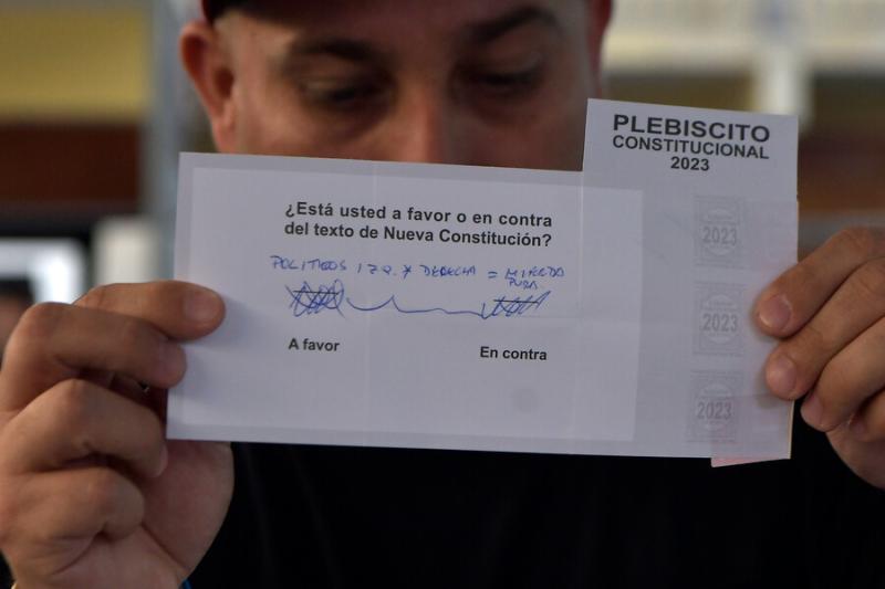 Los particulares mensajes en los votos nulos del Plebiscito 2023 - Agencia Uno
