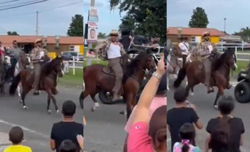 Bad Bunny es captado cabalgando en Puerto Rico | T13