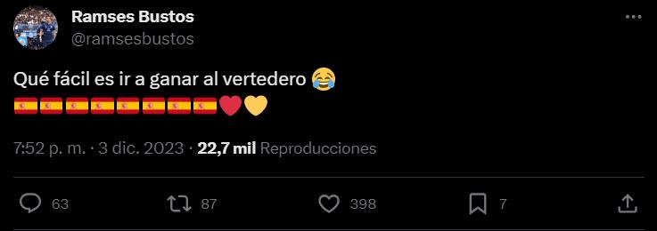 Ramsés Bustos se burló de Colo Colo - Crédito: @ramsesbustos