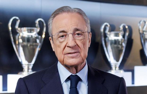 Florentino Pérez, presidente de Real Madrid, defiende la creación de la Superliga - Crédito: @realmadrid