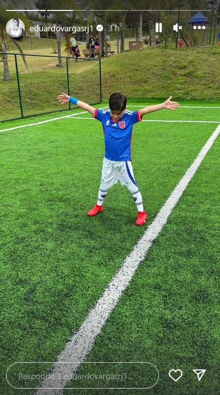 El gesto de Eduardo Vargas para la U / Instagram