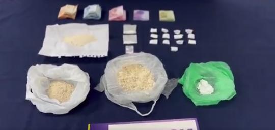 "Operación trineo": PDI incautó cocaína base, clorhidrato de cocaína y ketamina.