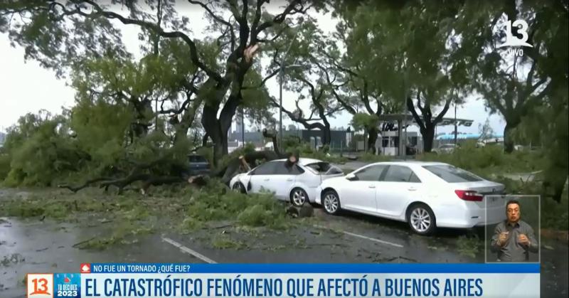 T13 - Fenómeno natural afecta a Argentina