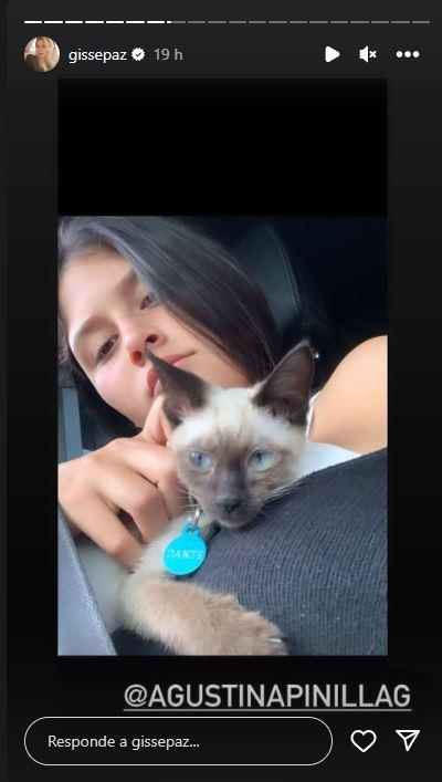 Instagram - Gissella Gallardo saludó a su hija