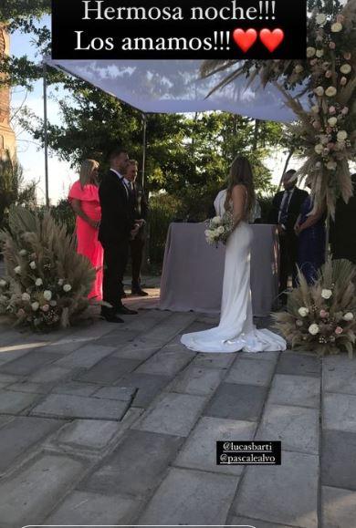 Instagram - Matrimonio de hijo de Marcelo Barticciotto