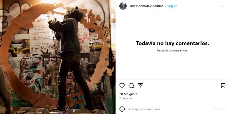 Figura instalada tras el plebiscito - Instagram