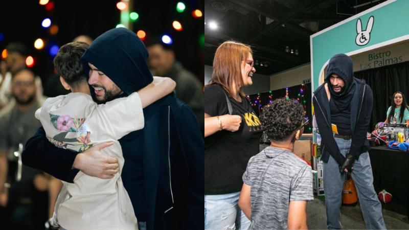 Bad Bunny sorprendió a sus fans con evento "Bonita Tradición"