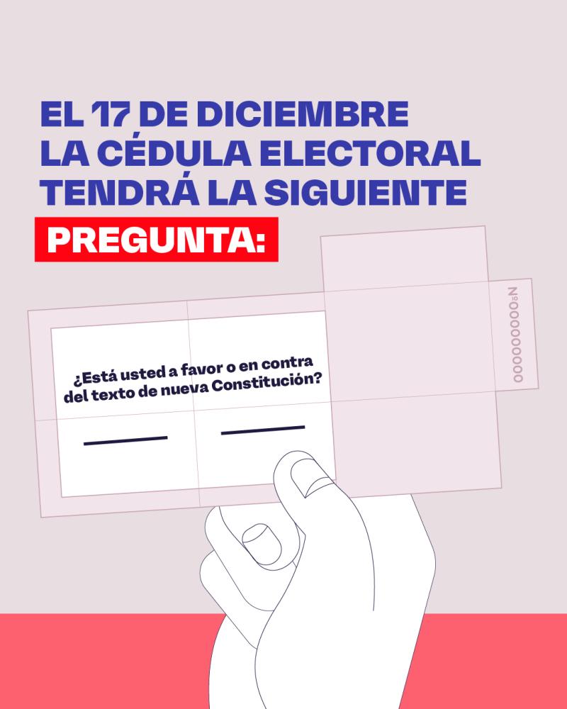 @ServelChile - La papeleta para las elecciones del 17 de diciembre