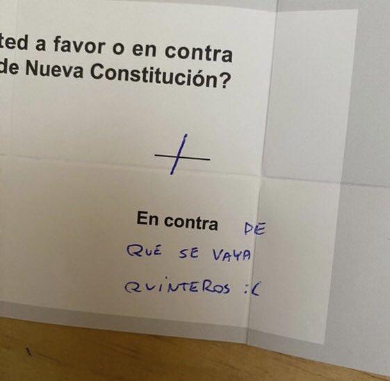 Papeleta usada para mandar mensaje a Gustavo Quinteros - Créditos: Redes Sociales